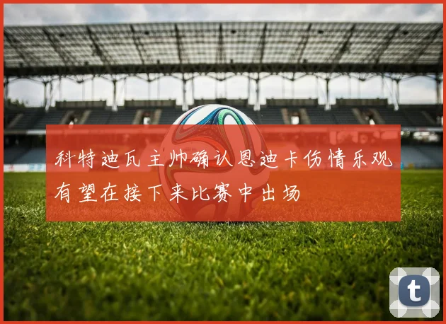 科特迪瓦主帅确认恩迪卡伤情乐观有望在接下来比赛中出场